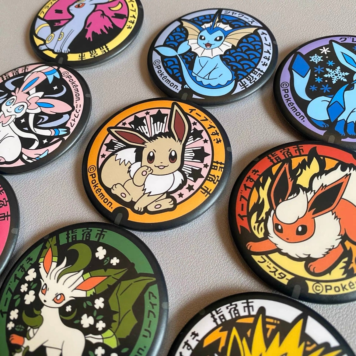 Pokemon DIY Pins Japanese Arts Eevee Pikachu pokemon gift