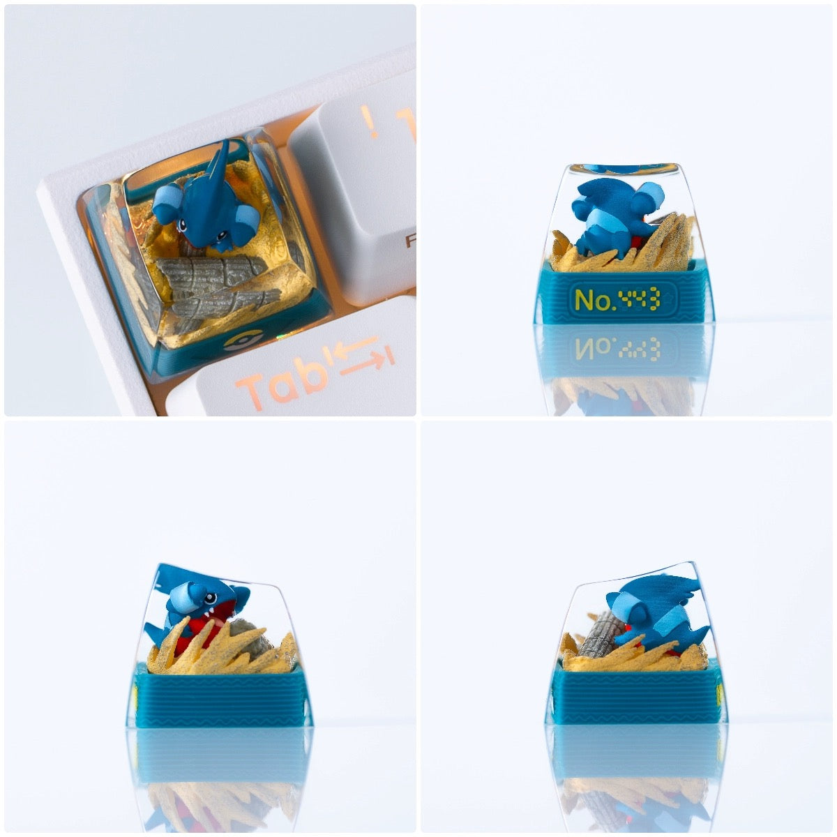 Pokemon Keycaps Handmade Artisan Resin Keycaps