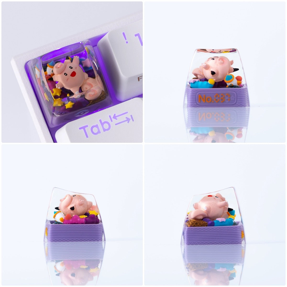 Pokemon Keycaps Handmade Artisan Resin Keycaps