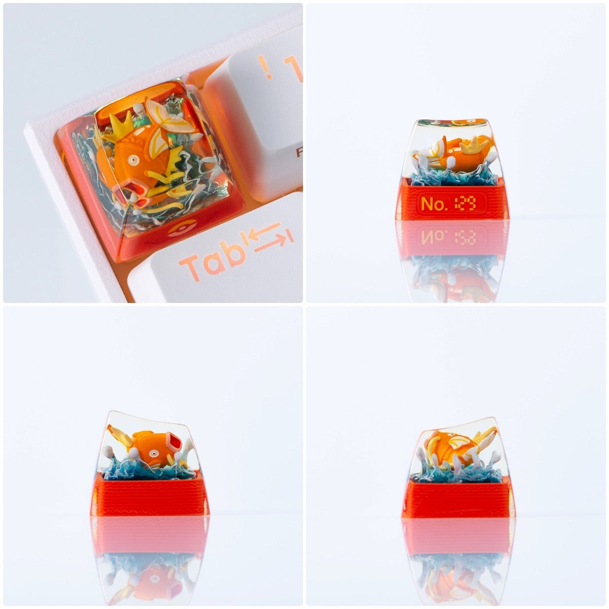 Pokemon Keycaps Handmade Artisan Resin Keycaps