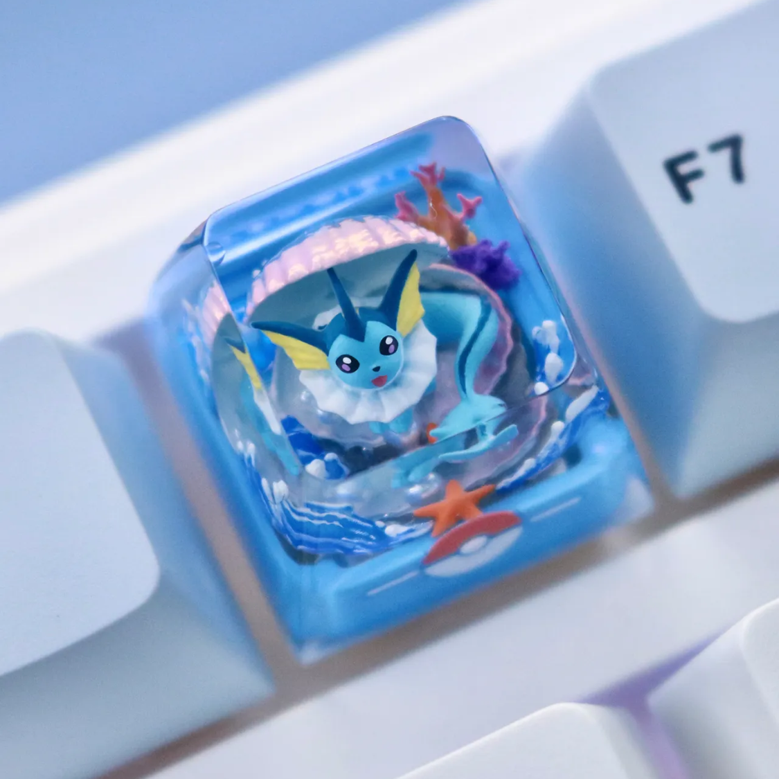 Pokemon Keycaps Handmade Artisan Resin Keycaps