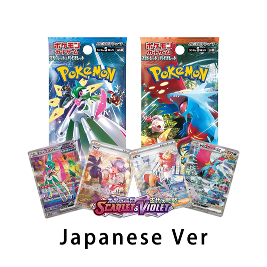 Japanese: AncientRoar & FutureFlash SV4M/K Booster Pack/Box