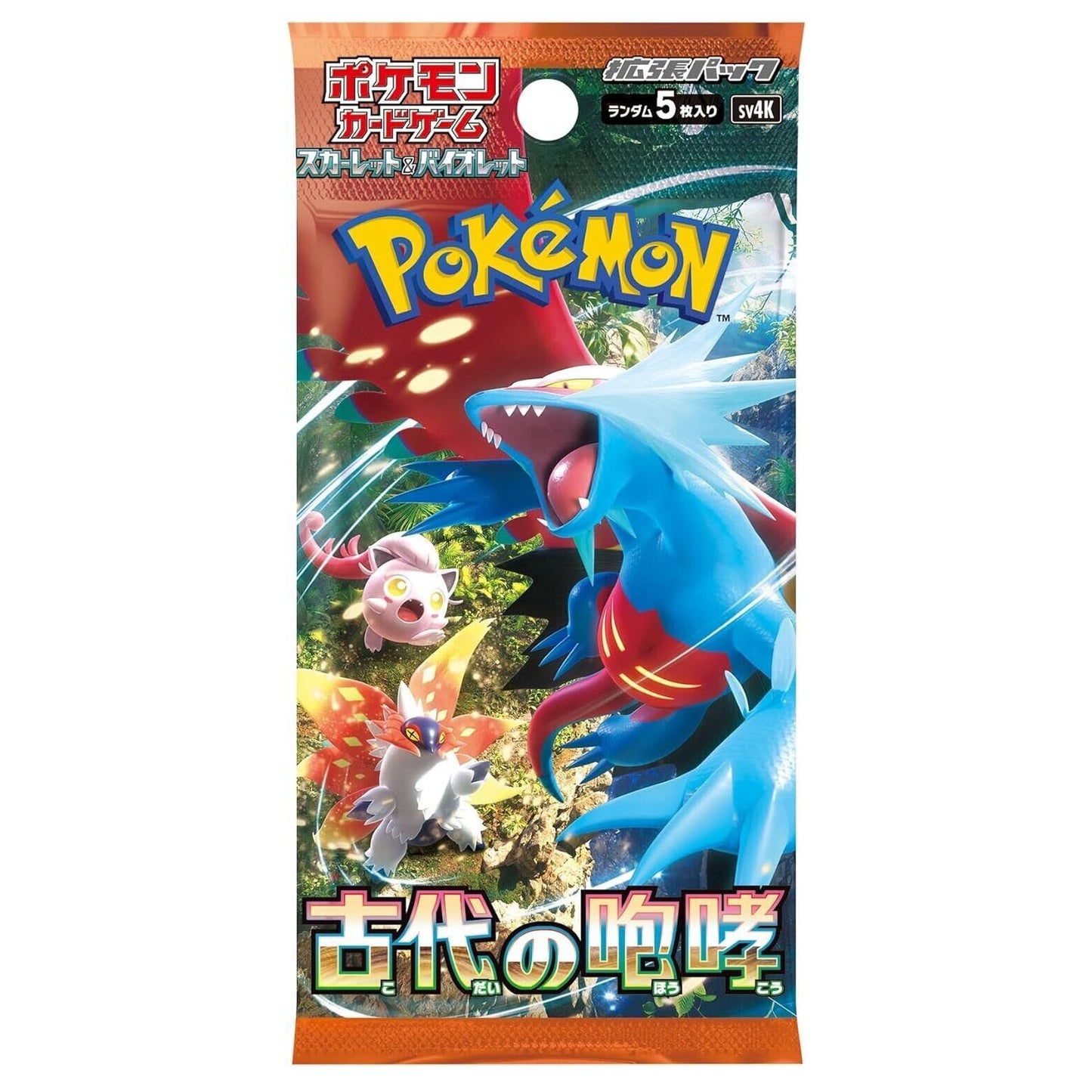 Japanese: AncientRoar & FutureFlash SV4M/K Booster Pack/Box