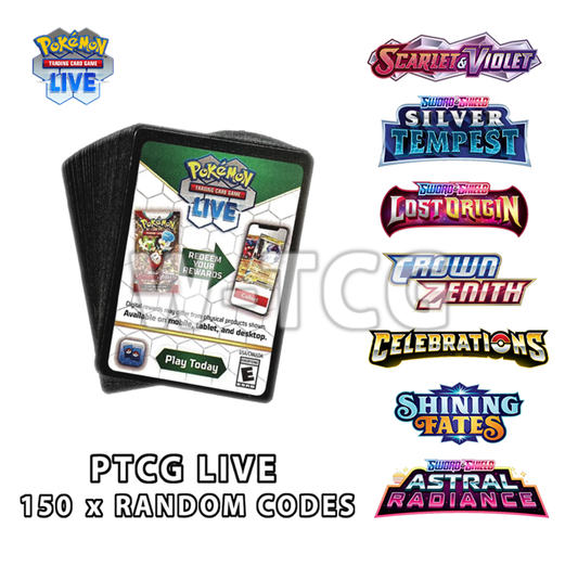 Pokemon TCG Live - Code Card Codes Booster Packs