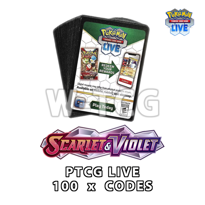 Pokemon TCG Live - Code Card Codes Booster Packs