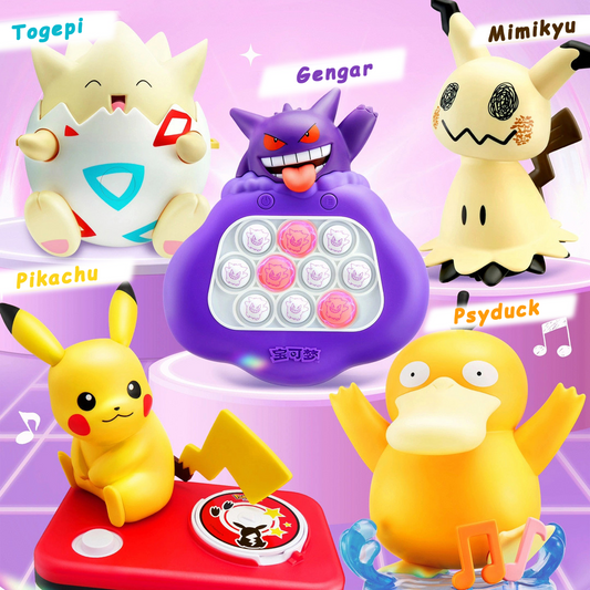 KFC Co-branded Pokemon Characters Toys - Pikachu Gengar Psyduck Mimikyu Togepi