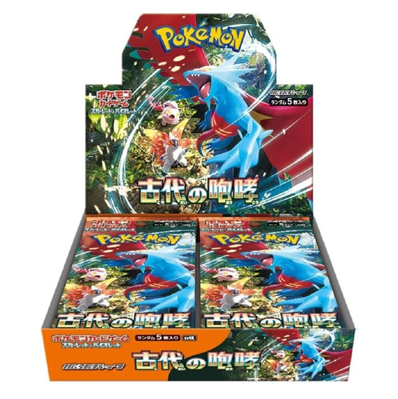 Japanese: AncientRoar & FutureFlash SV4M/K Booster Pack/Box